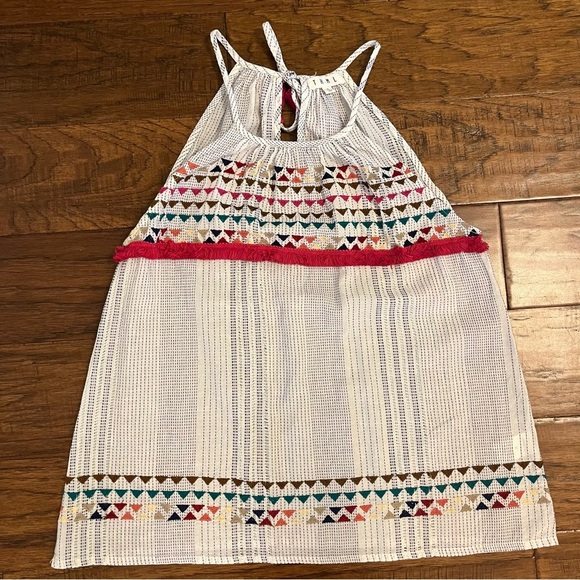 THML Tops - THML Anthropologie Boho Colorful Geometric Patterned Halter Blouse Size Small